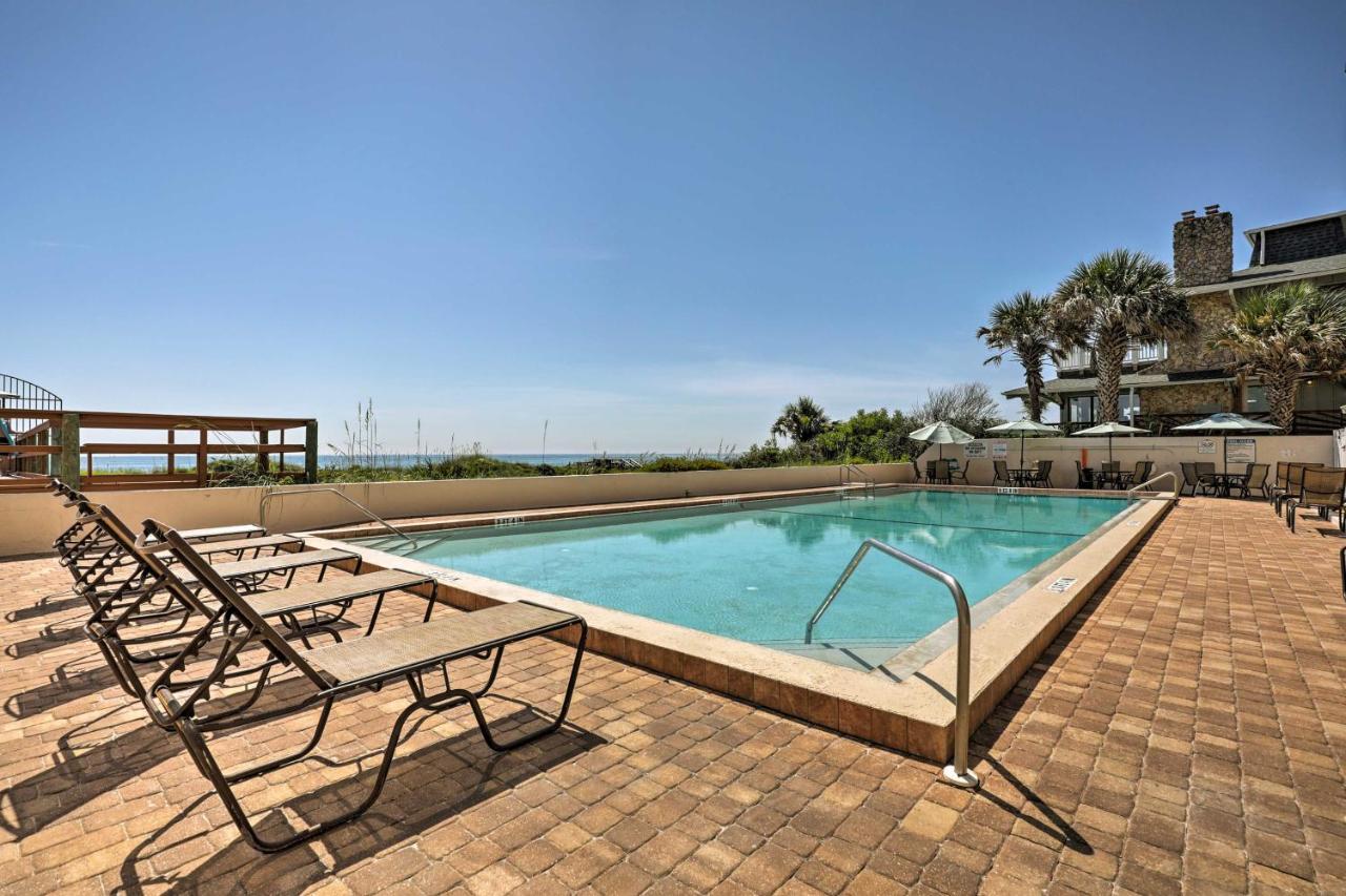 Oceanfront St Augustine Studio With Pool Access! St. Augustine Extérieur photo